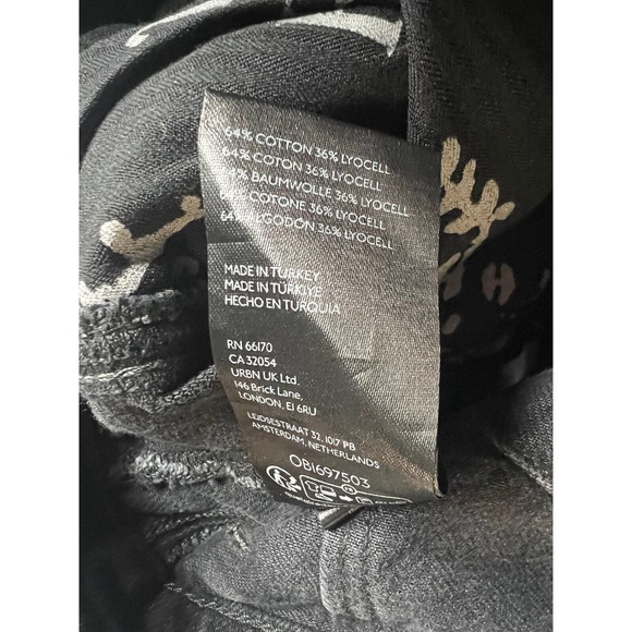 Free People Lucky You Barrel Midrise Jeans Size 26 Soundwave - Picture 9 of 10